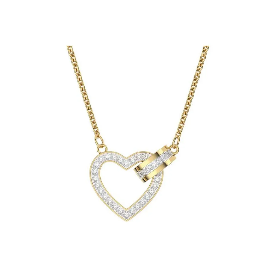Swarovski Lovely Necklaces Women's Gold