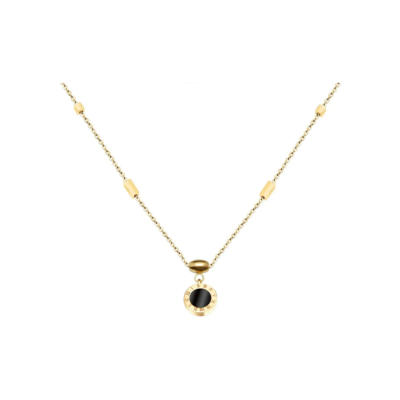 OQD Титановые стальные ожерелья женские