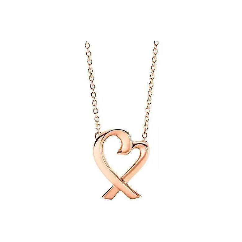 TIFFANY & CO. 18K Rose Gold Necklaces Women's