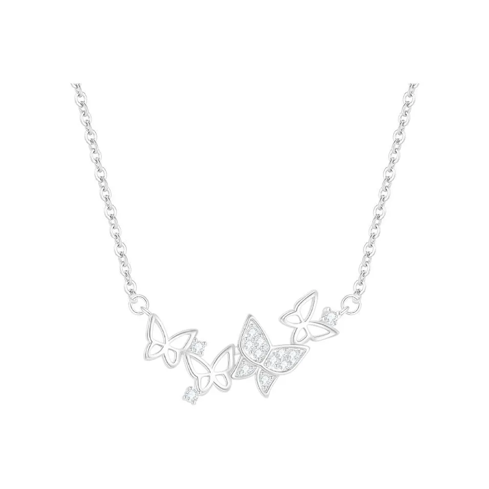 PRETTY DIARY S925 Silver Necklaces Women's