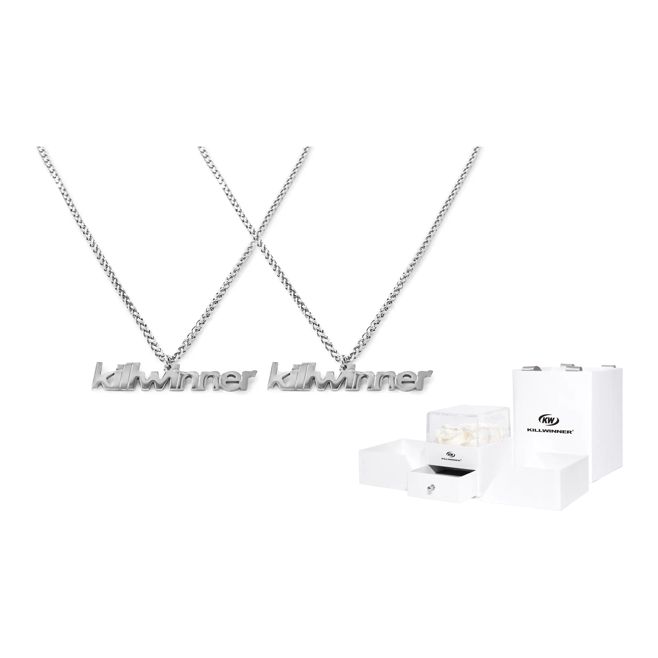 KILLWINNER Титановая сталь Ожерелье Унисекс
