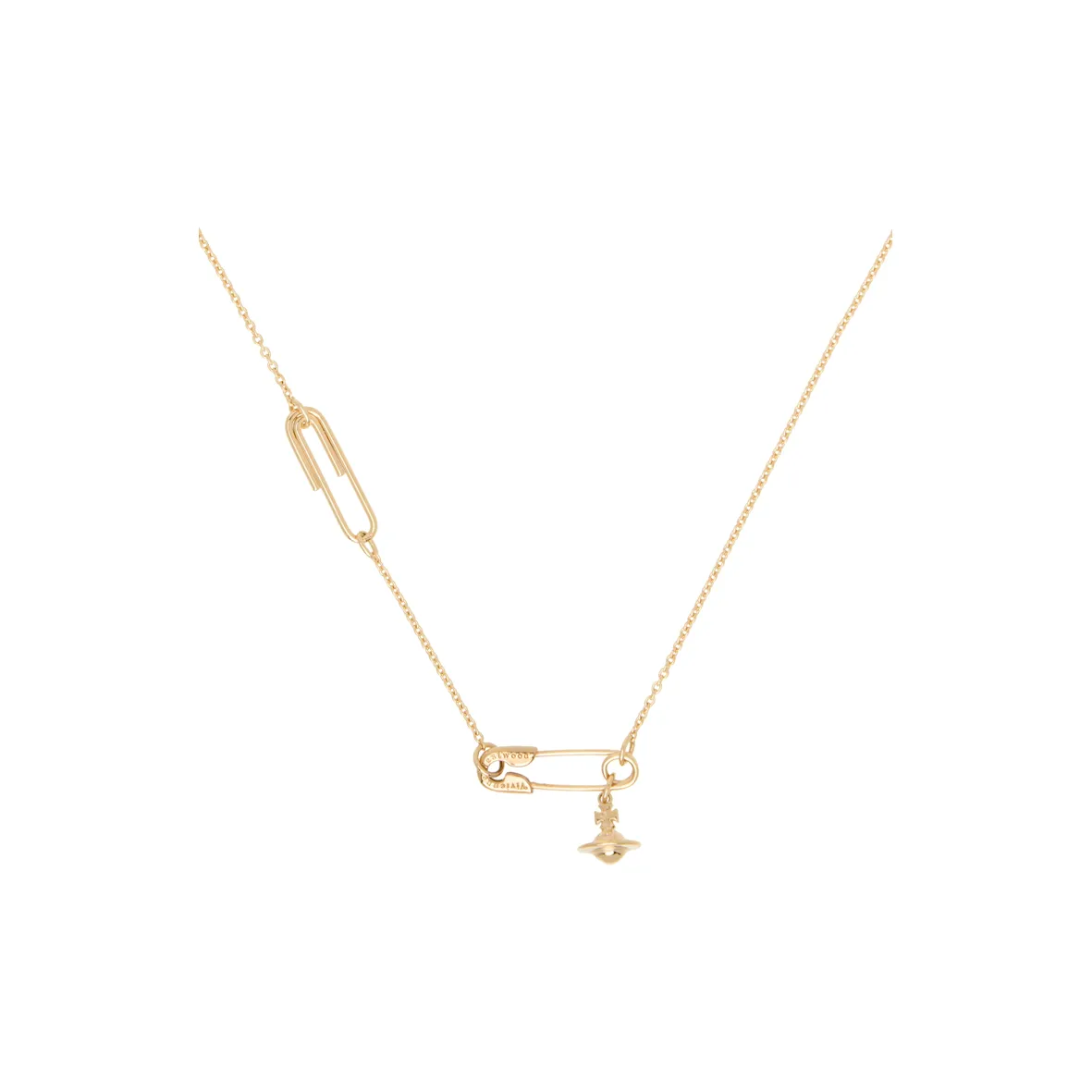 Vivienne Westwood Recycled 925 Silver Necklaces Women's Gold