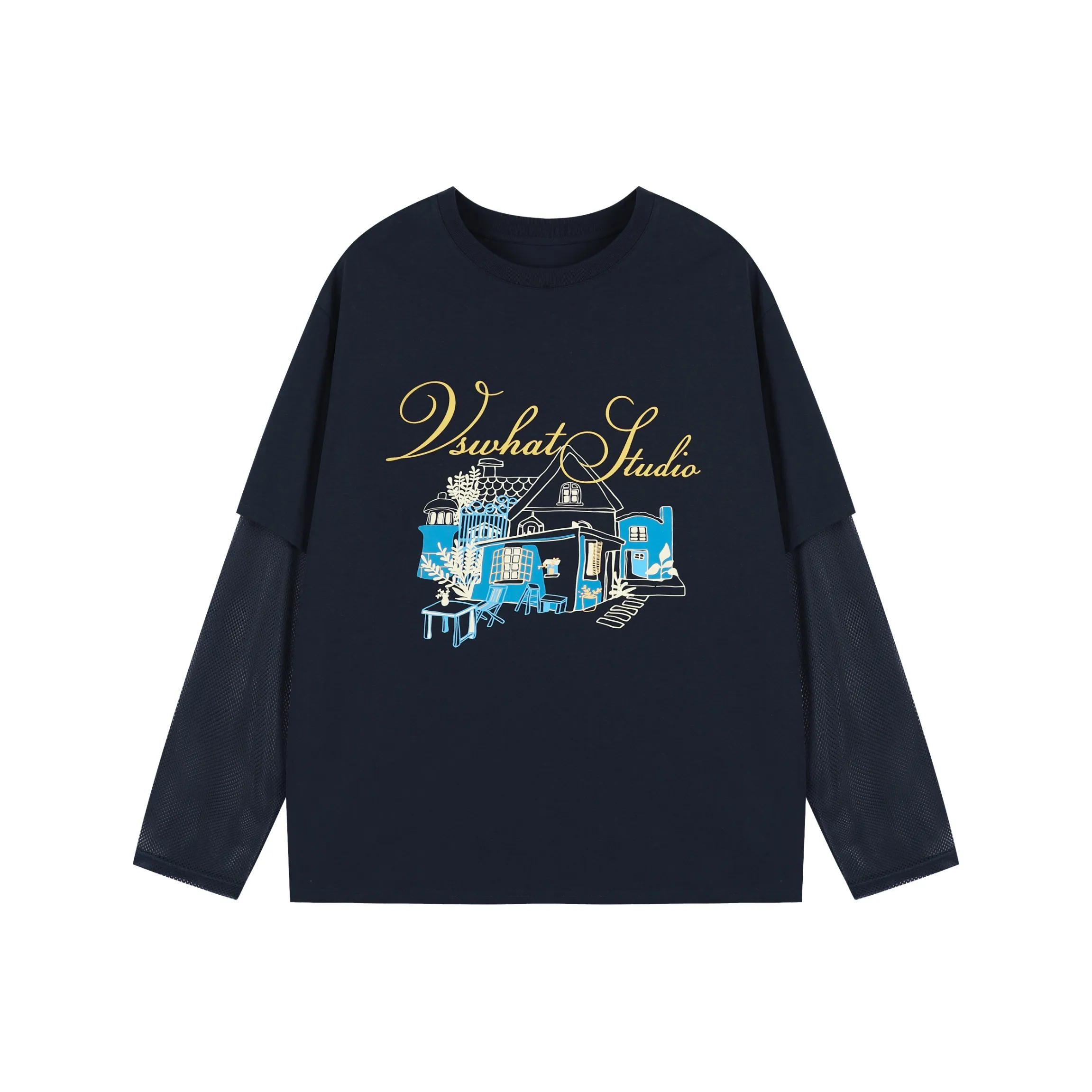 VS WHAT Т-рубашка с рукавом-кафтан женская