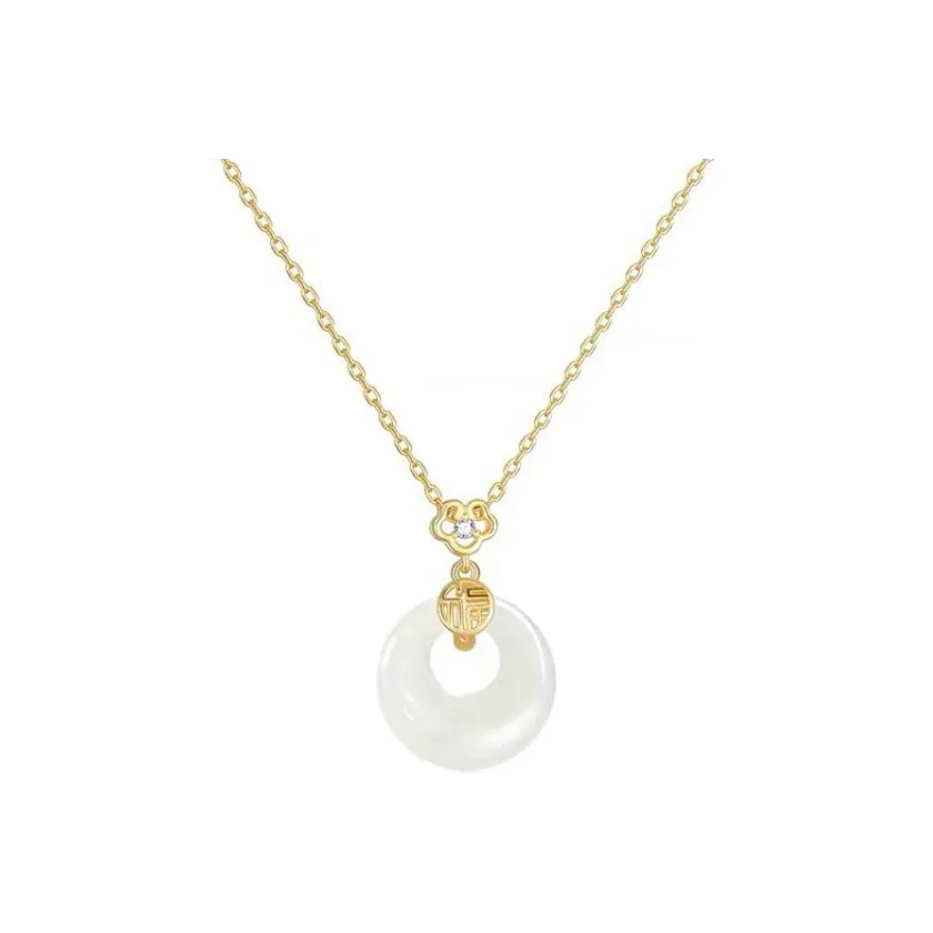 Danfu Chalcedony Necklaces Unisex
