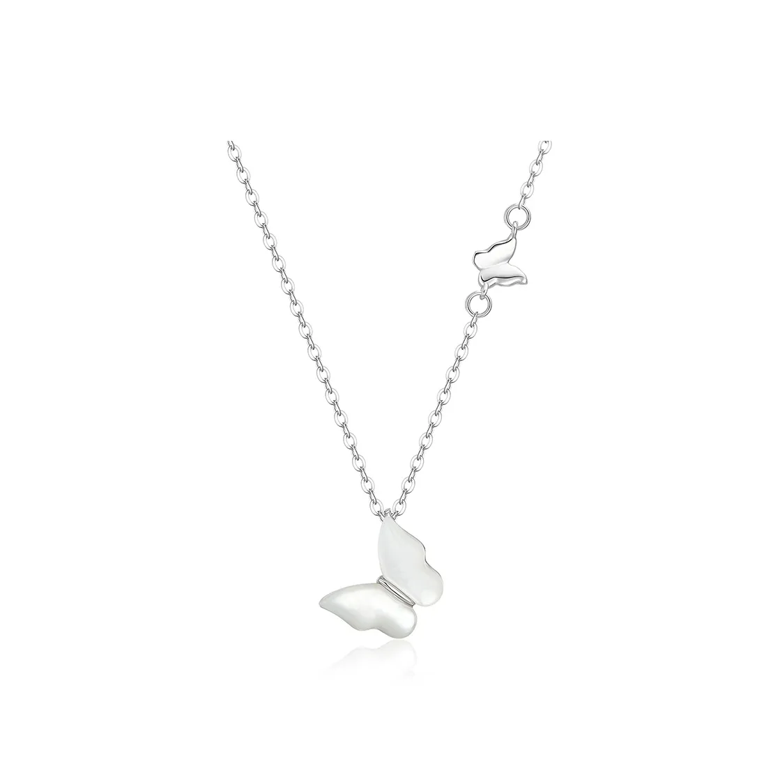 KADER S925 Silver Necklaces Women's Two Tone