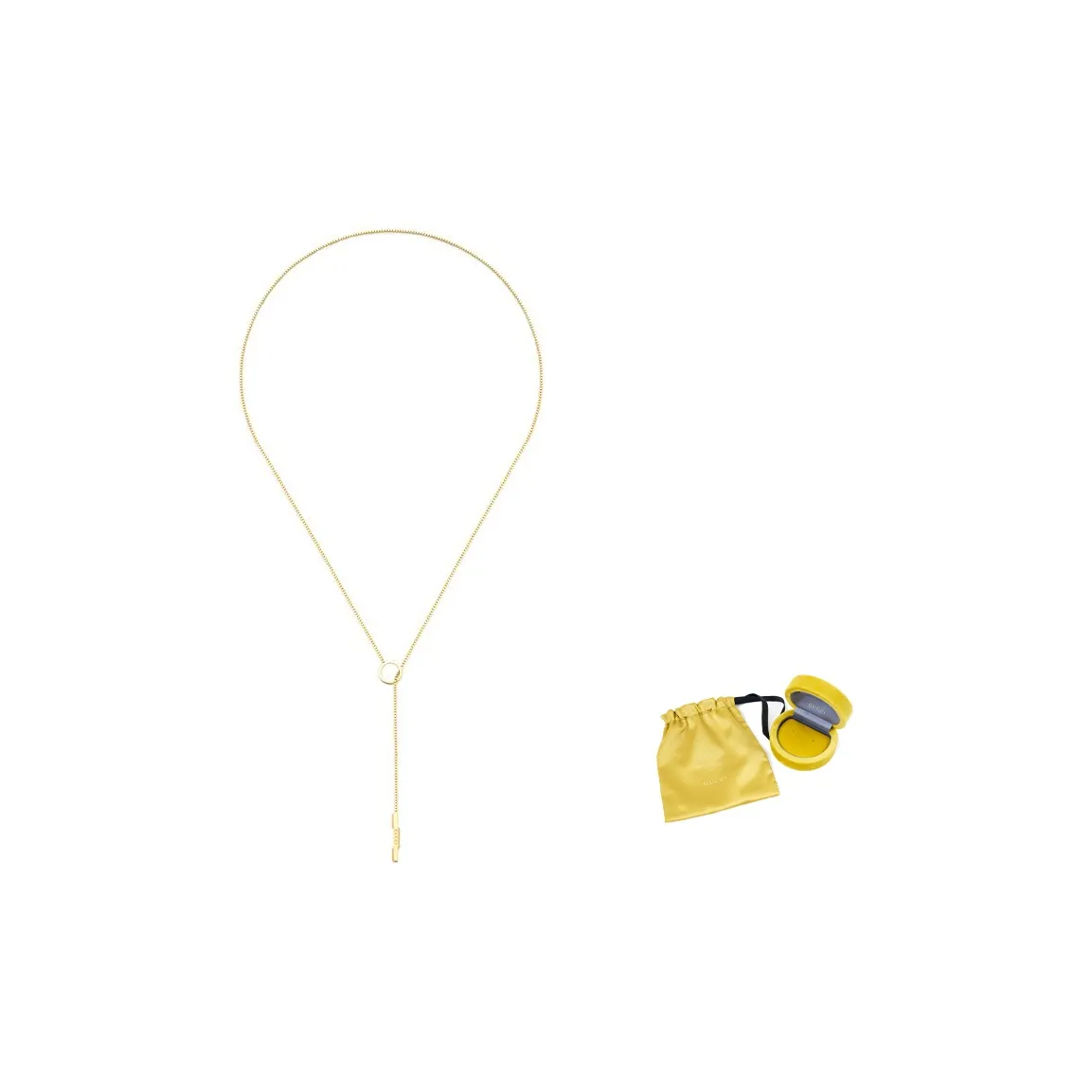 GUCCI Link To Love Lariat Necklace