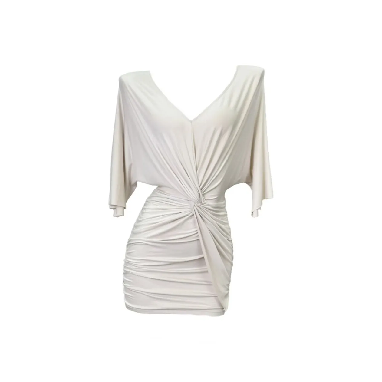 SEAR OFFICIAL Абрикос Женские Короткие Платья с Рукавами