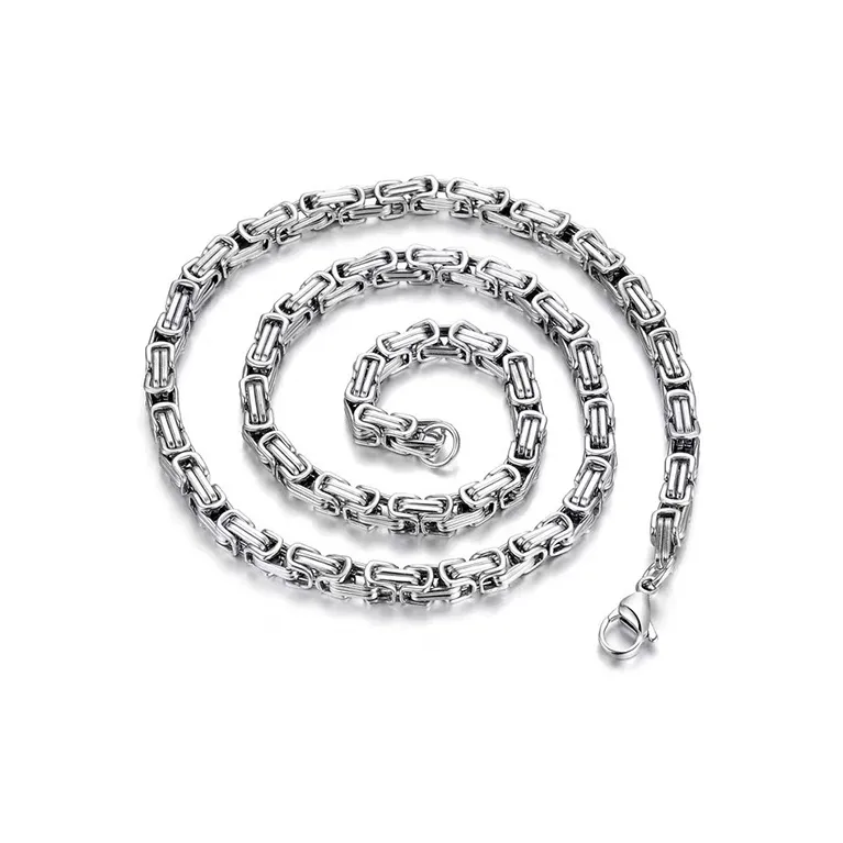 Inkopper Титановые стальные ожерелья для мужчин