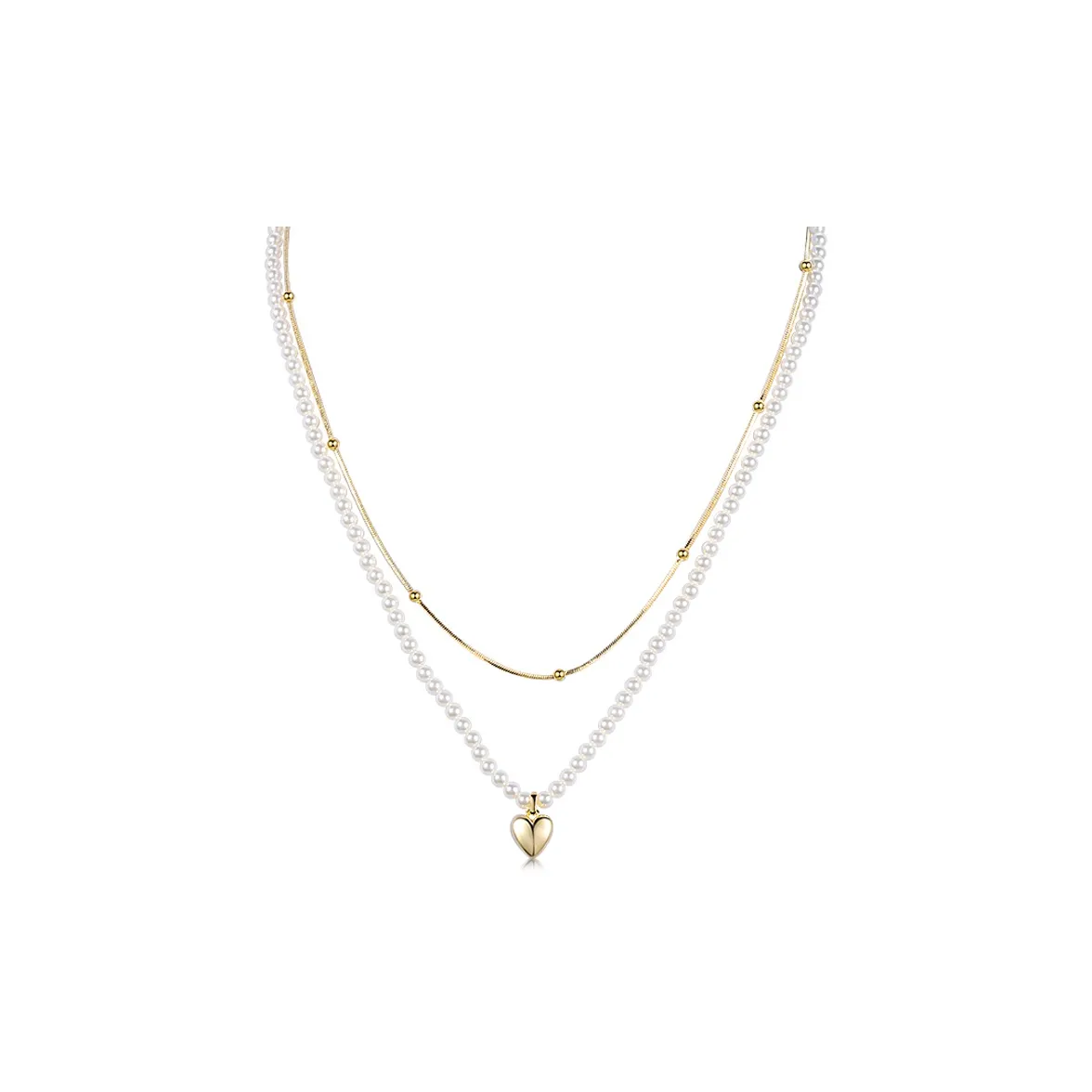 Floating Joy Имитация Жемчужный Медный Ожерелье Женское