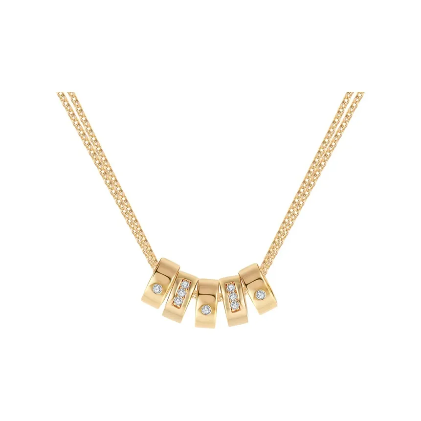 Apm Monaco MORSE CODE Сплав Ожерелья Унисекс Золото