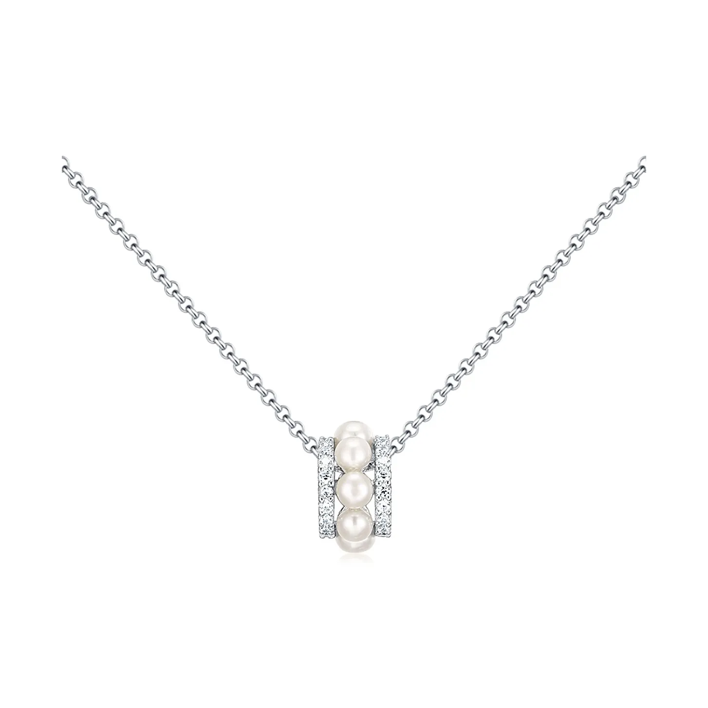 Apm Monaco ETERNELLE 925 стерлинговое серебро ожерелья Women's Silver