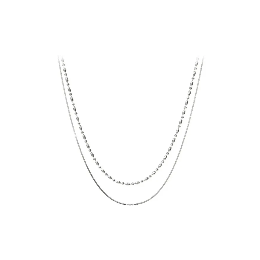 Abyb Charming Ожерелья из меди с родиевым покрытием Унисекс