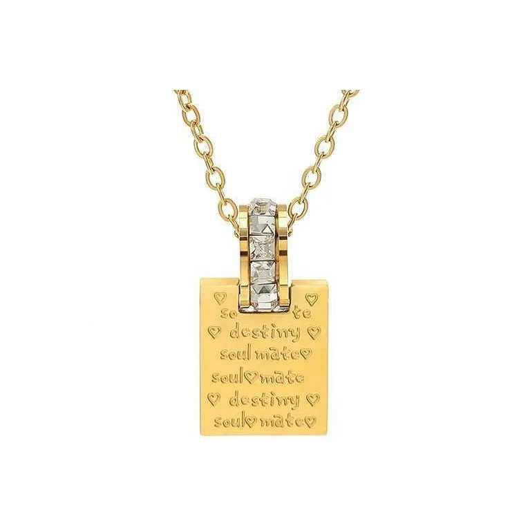 KING OF BLING Титановая стальная цепочка на ключицу Женская