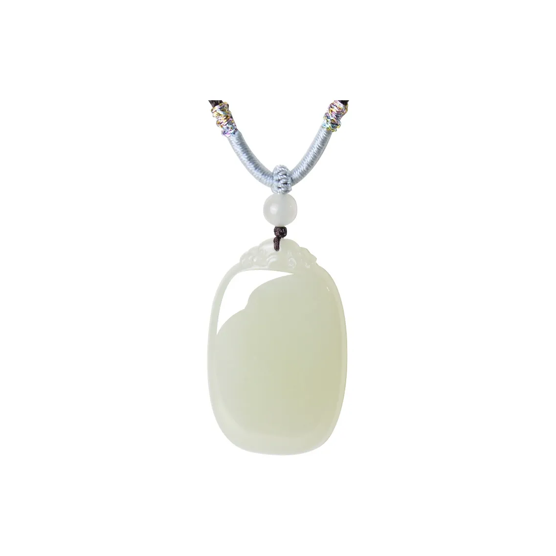 FENGFEIHUANG Necklaces White Jade/Pale Greenish White Jade Unisex
