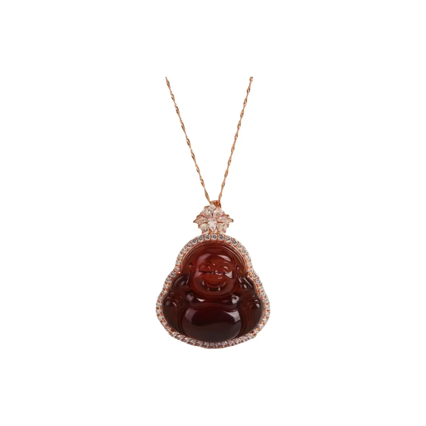 Xifeng Building Amber Necklaces Unisex