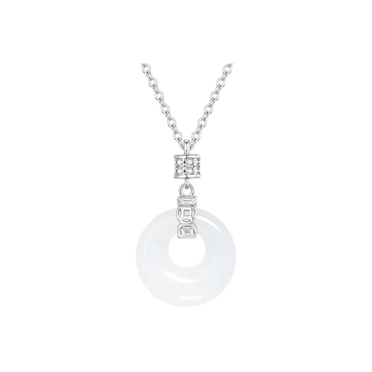 LAOYINFANG Серебряные ожерелья женские