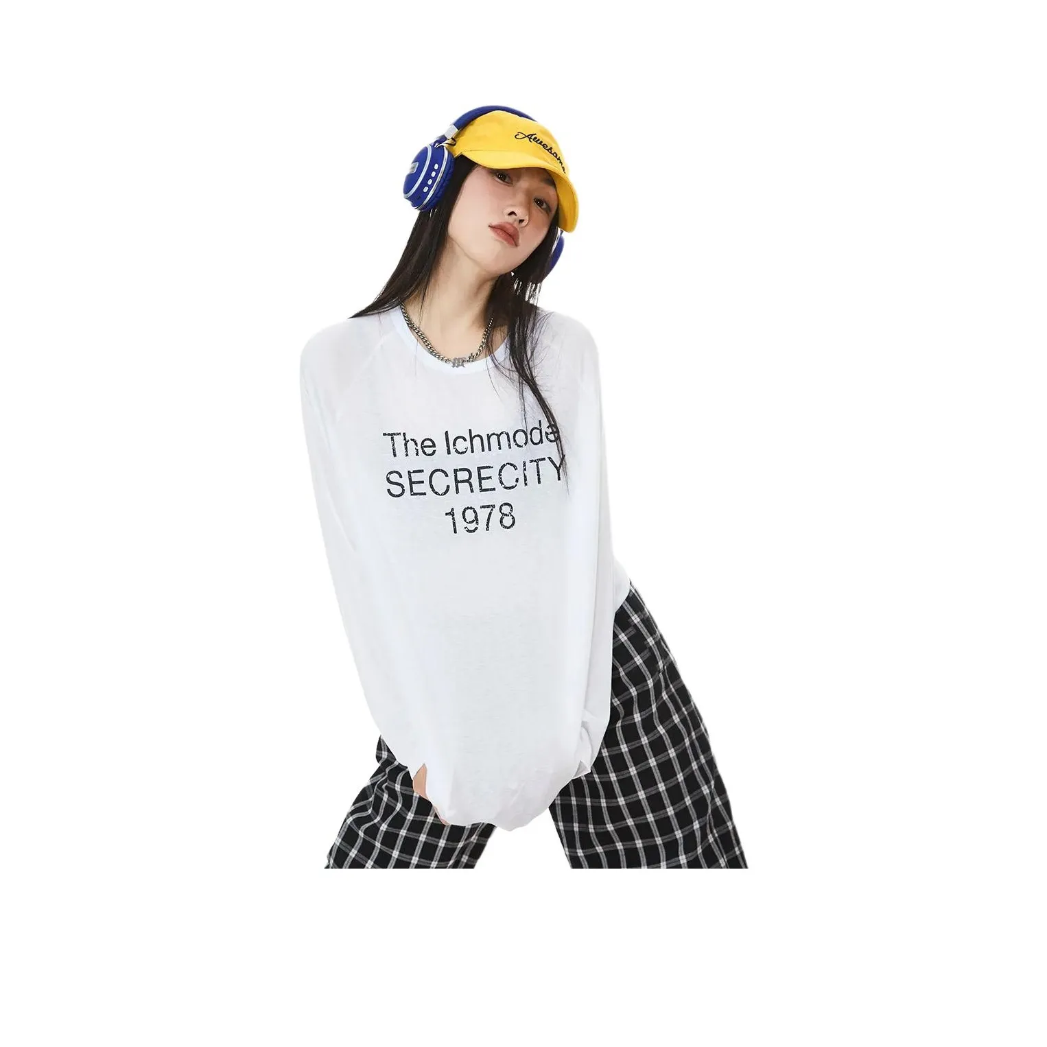 PEA Длинный рукав Т-рубашка Унисекс