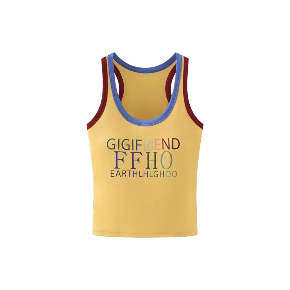 MEIJIAO С накладками Облегающий крой Универсальный Женская Подкладочная ткань Майка Женская