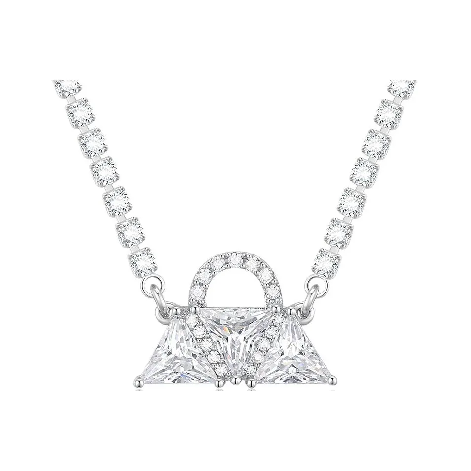 Abyb Charming Rhodium-plated Copper Necklaces Women's