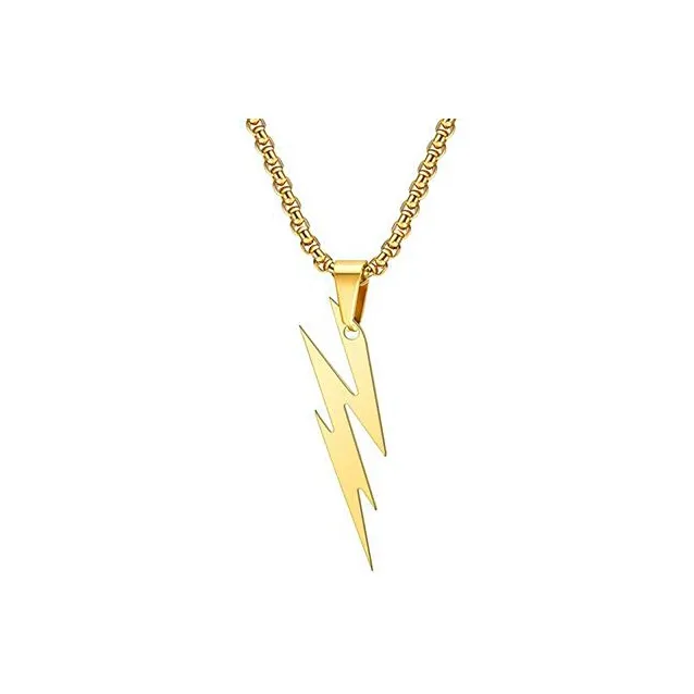 BYG Нержавеющая сталь Ожерелья Унисекс Золото