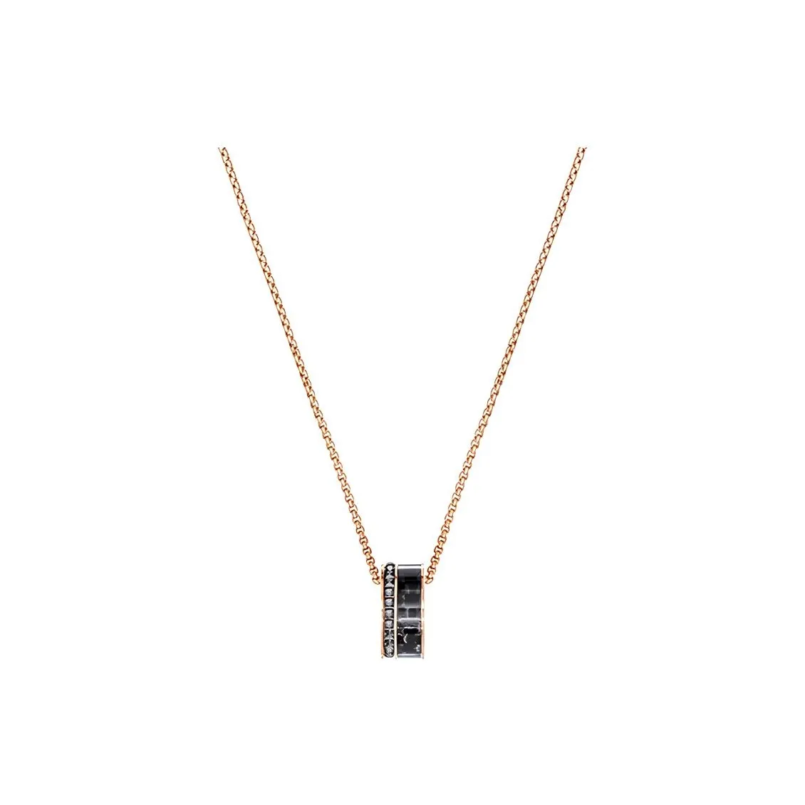 Swarovski ALTO Alloy Necklaces Unisex Rose Gold Tone Plated