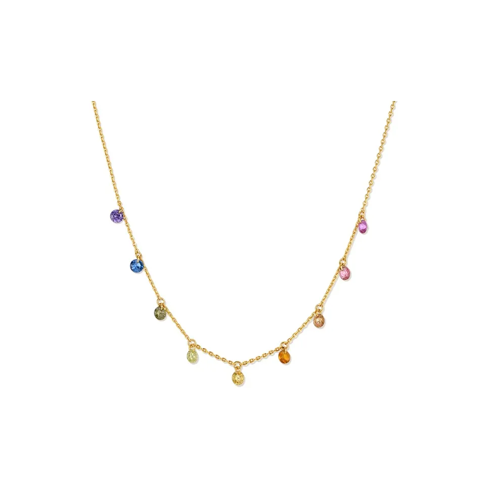 Floating Joy Медные Полудрагоценные Камни Ожерелья Женские