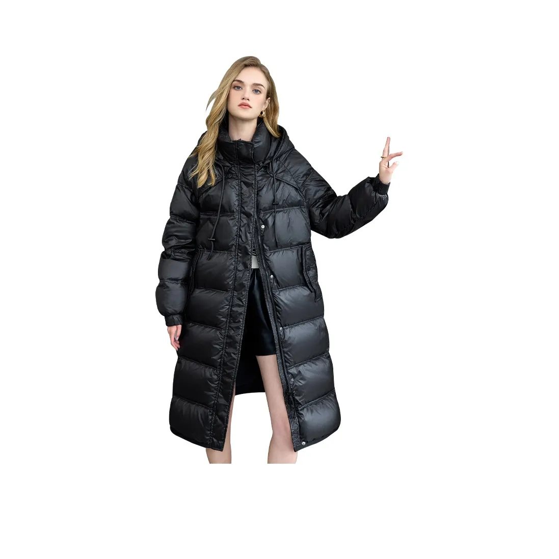 TOUCH Пуховик Женский Черный