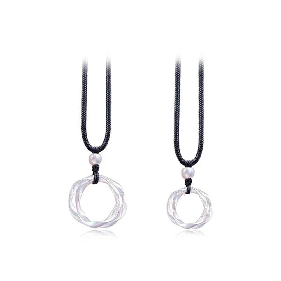 MUYAN Сплав Лента Мебиуса Ожерелье Унисекс