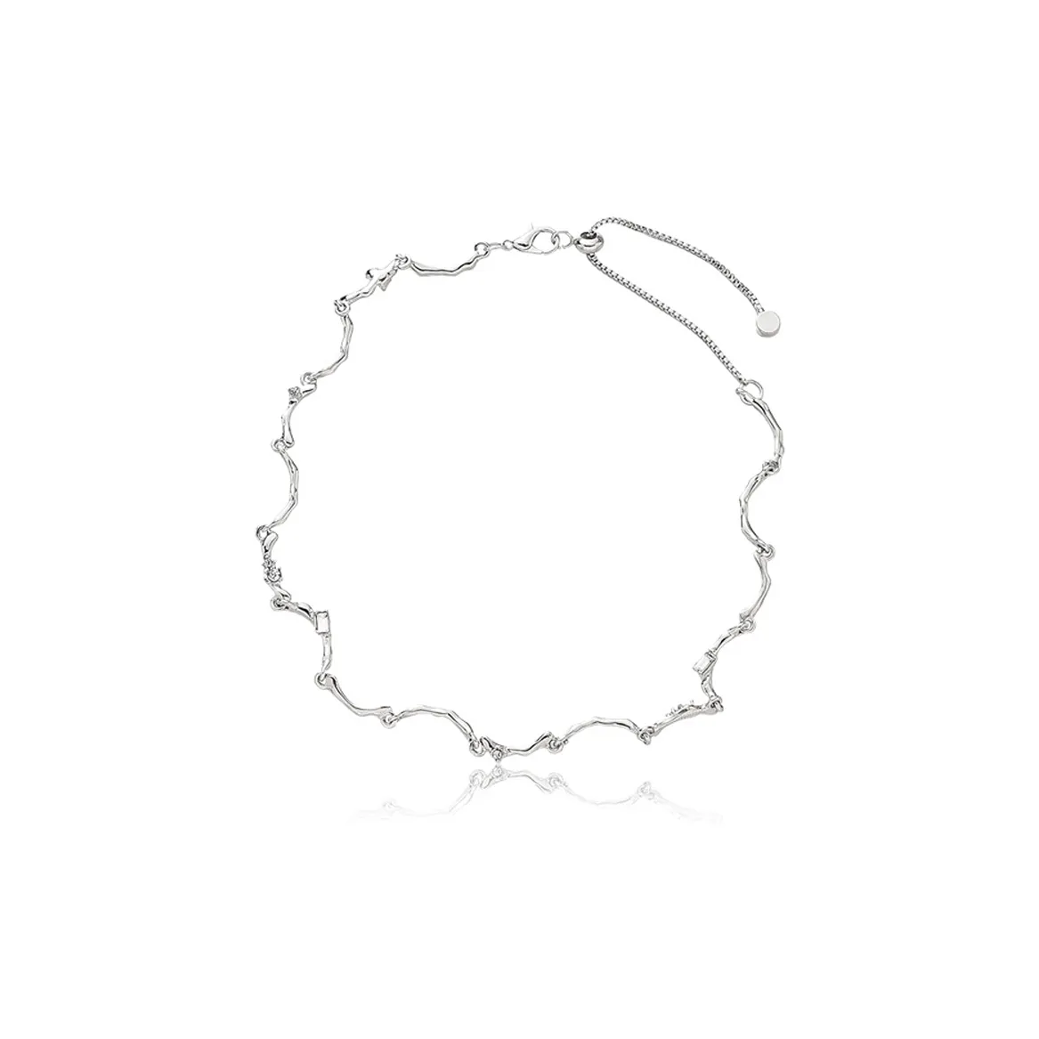 West Island Титановая сталь Ожерелье Серебряное Женское