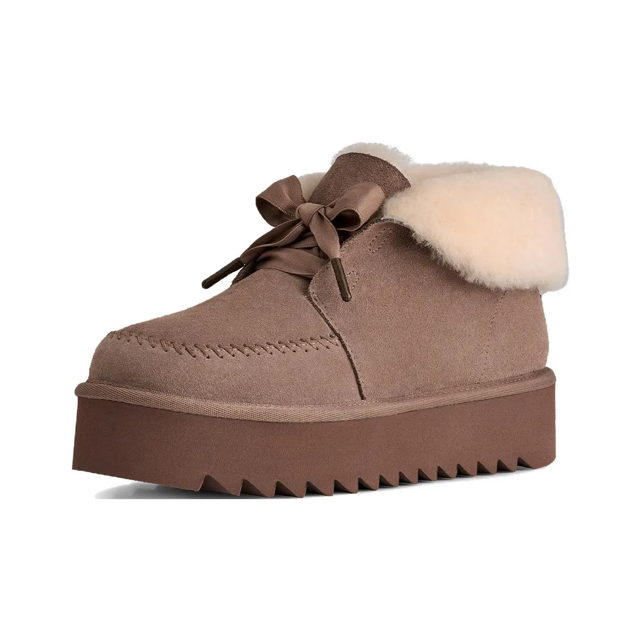 UGG Термостойкие Короткие Снежные Ботинки Женские Олень Коричневый