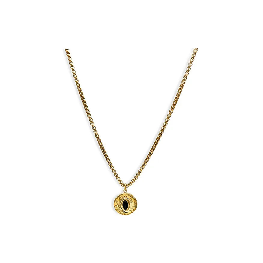 PUENTE Titanium Steel Collarbone Chain Men's