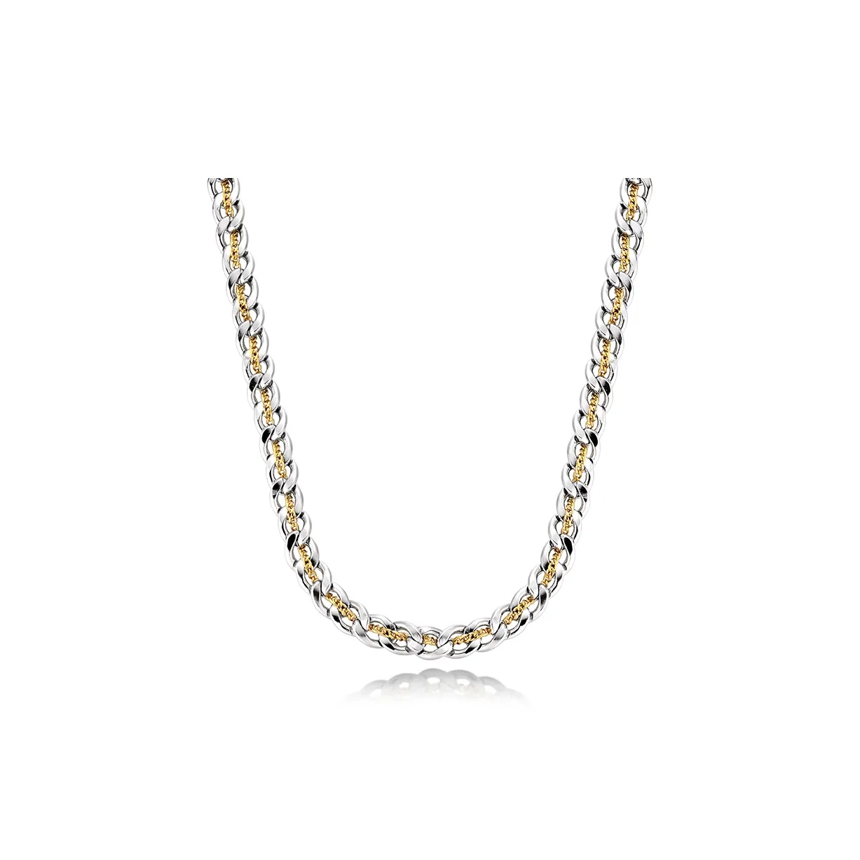 IDEAGEMER Титановые стальные ожерелья для мужчин