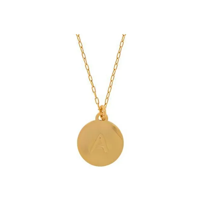 Kate Spade A Initial Mini Pendant Necklace