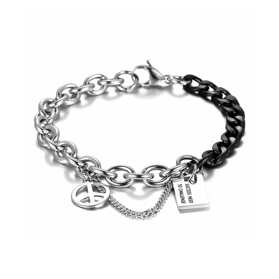 66ROUTE 66 Браслеты из титанового стального сплава Мужской