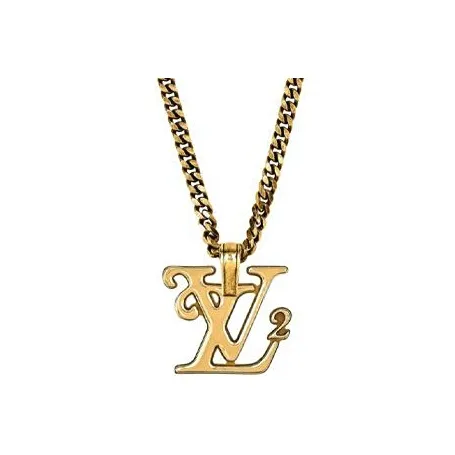 LOUIS VUITTON X Nigo Squared Necklace
