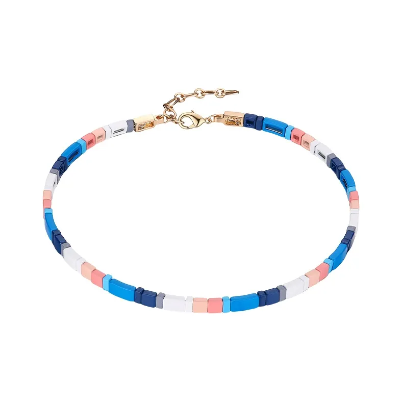 Социальный талант глазированный титановый стальной сплав ожерелья женские