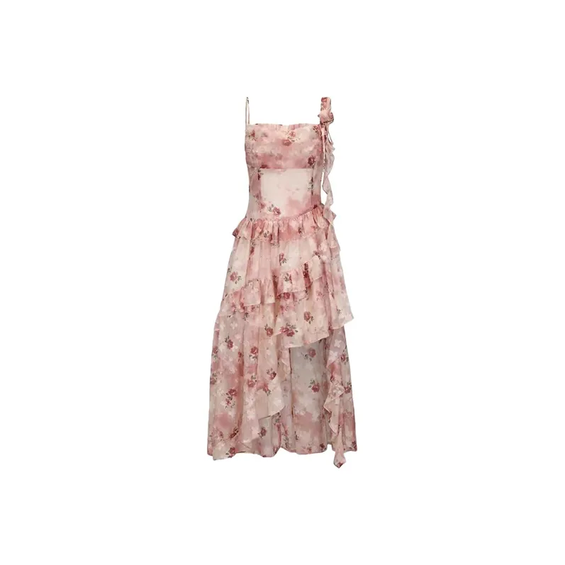 MO VOICE Розовые цветы Женские Слиплатья