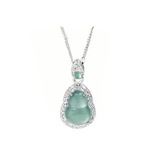 KING TAI SANG Glutinous Jade Jadeite Necklaces Women's