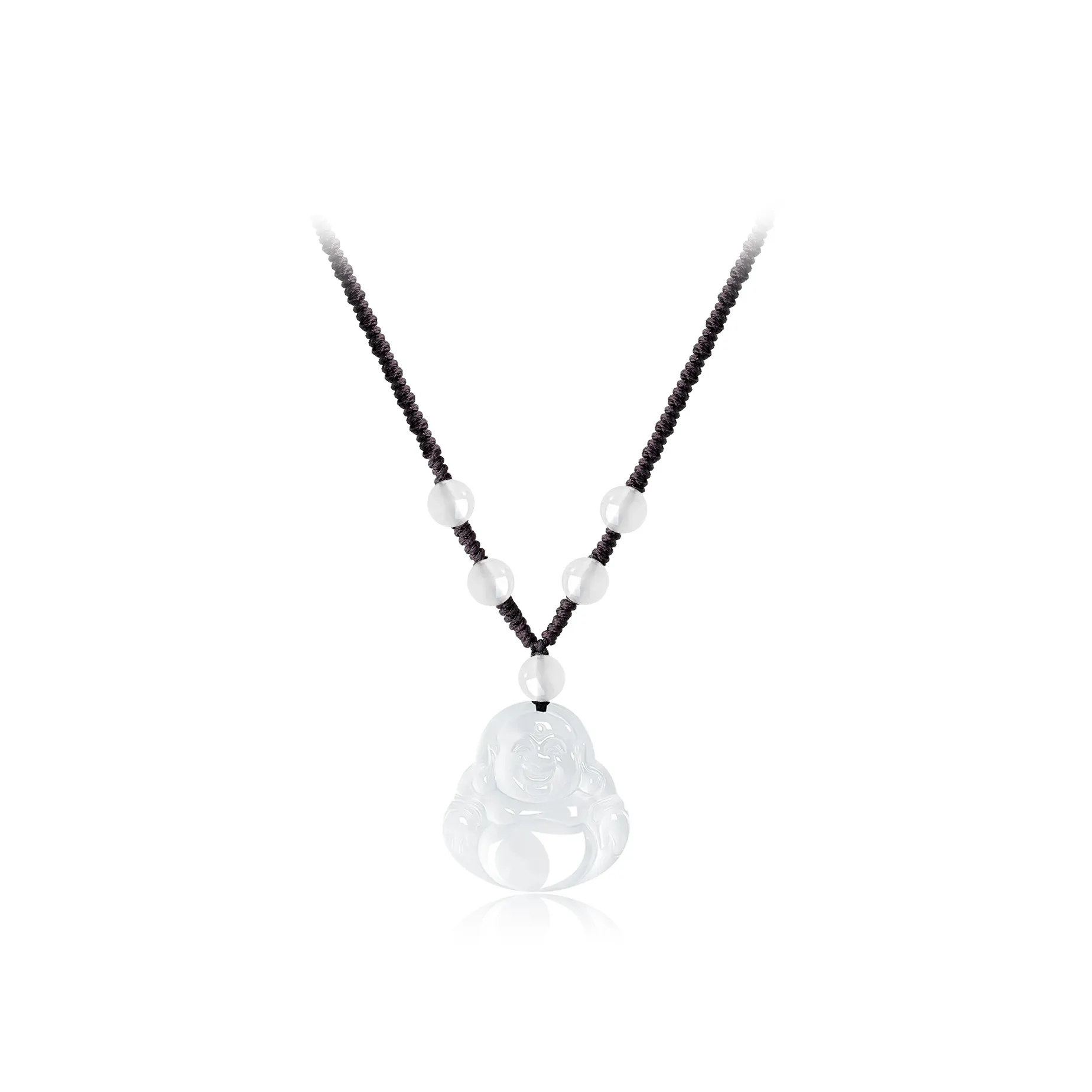 SINO GEM Natural Chalcedony Jade Necklaces Unisex