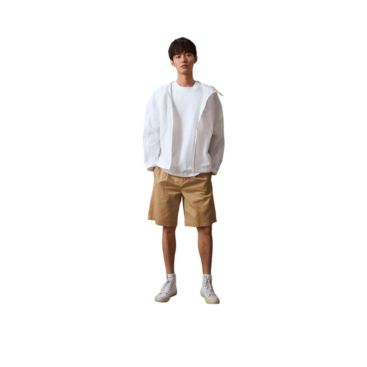 CALVIN KLEIN Jackets Coats Men's Moon White