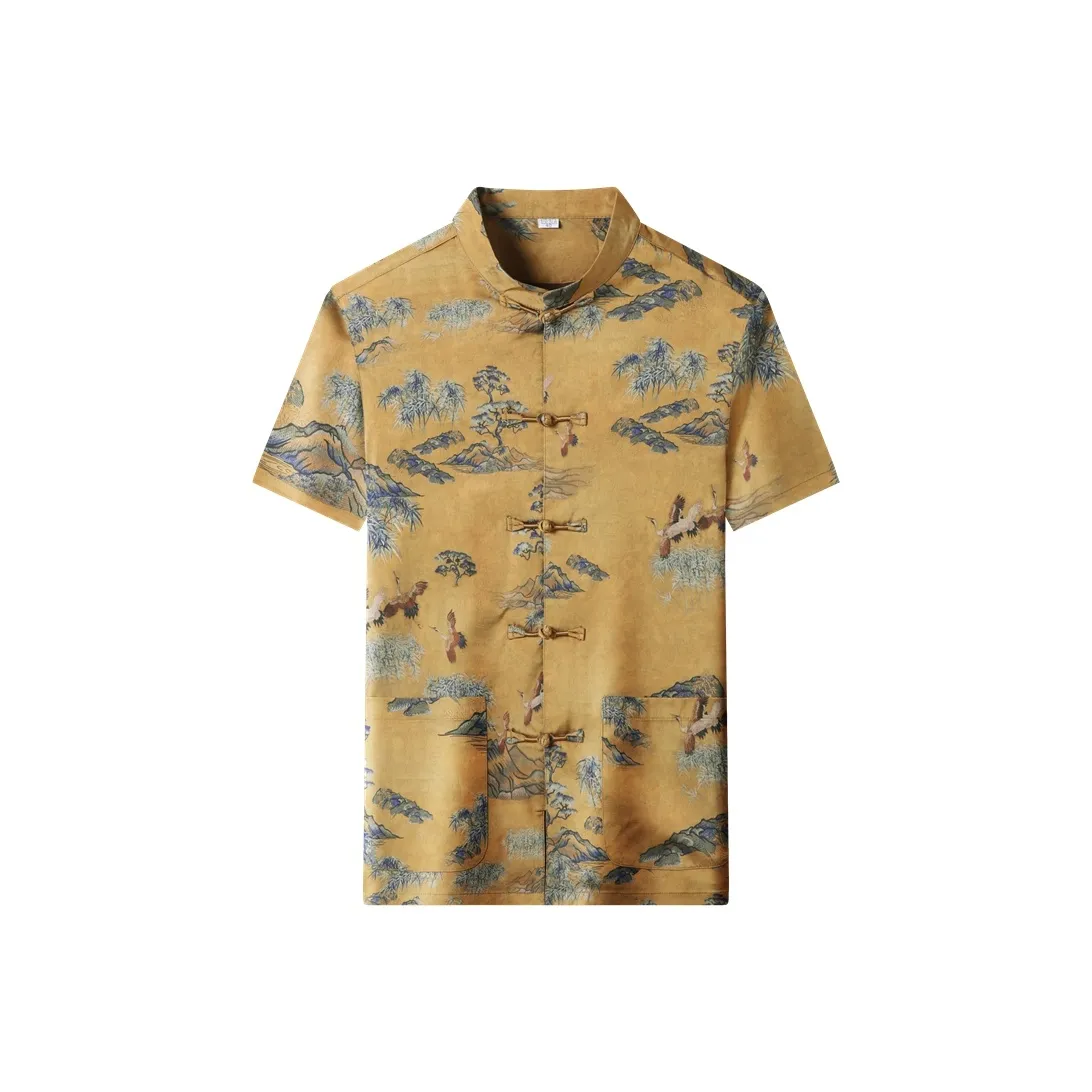 Candito Короткий рукав рубашка мужская