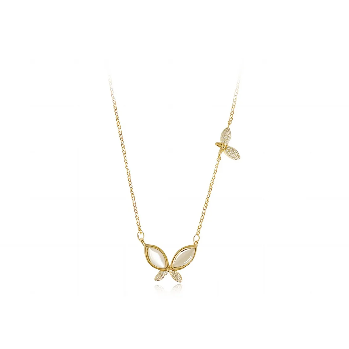 WANLIACC Сплав Ожерелье с бабочкой Женское