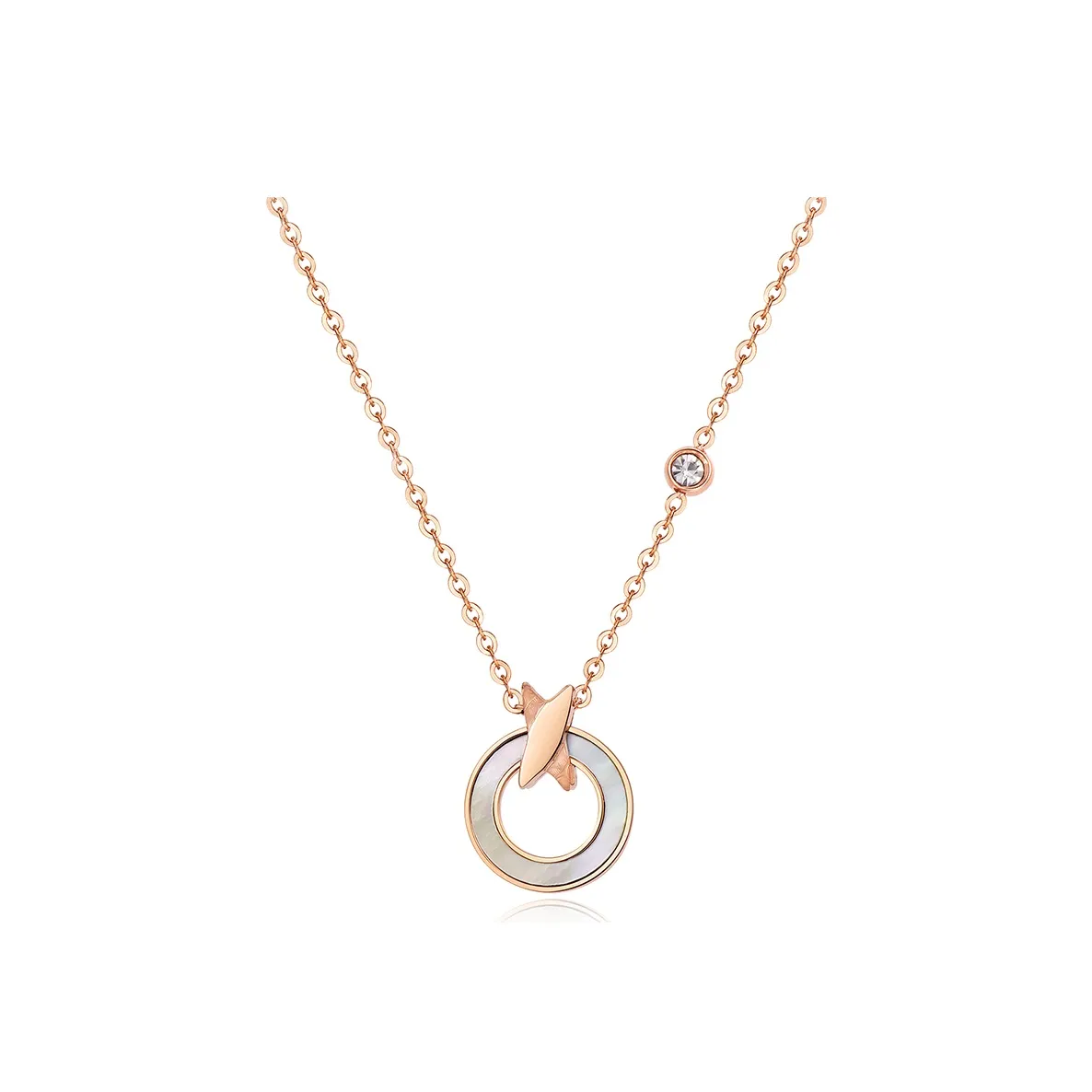 West Island Титановая сталь Ожерелье Женское