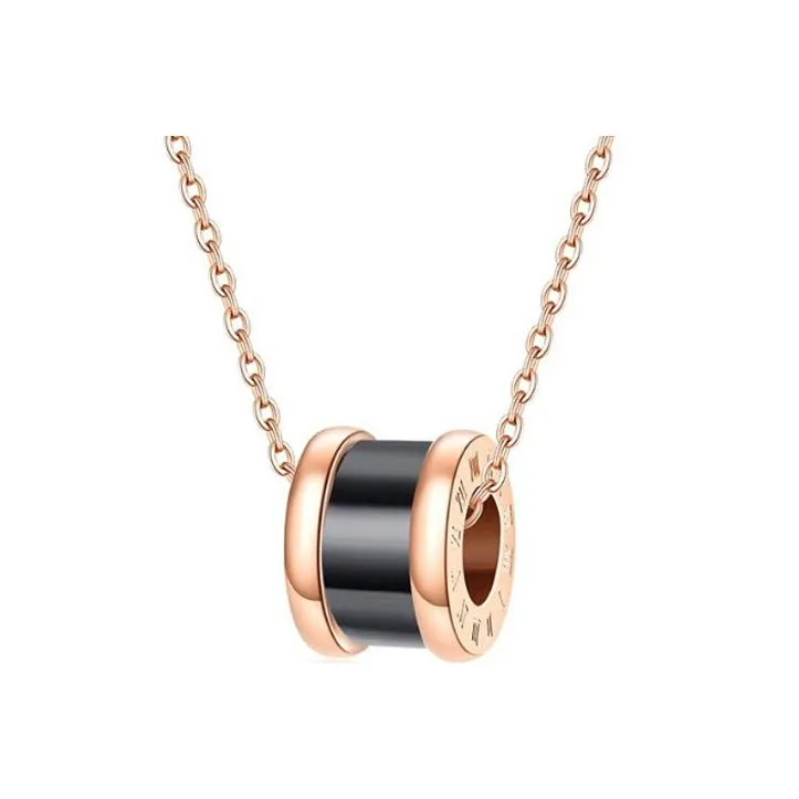 AFN Черный Керамика Ожерелья Унисекс