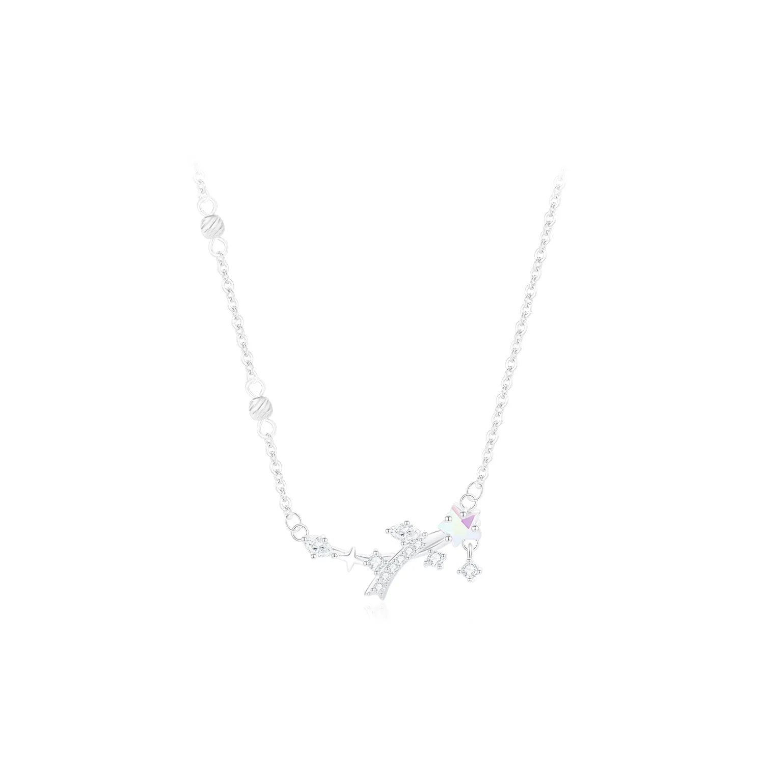 PRETTY DIARY S925 Silver Necklaces Women's