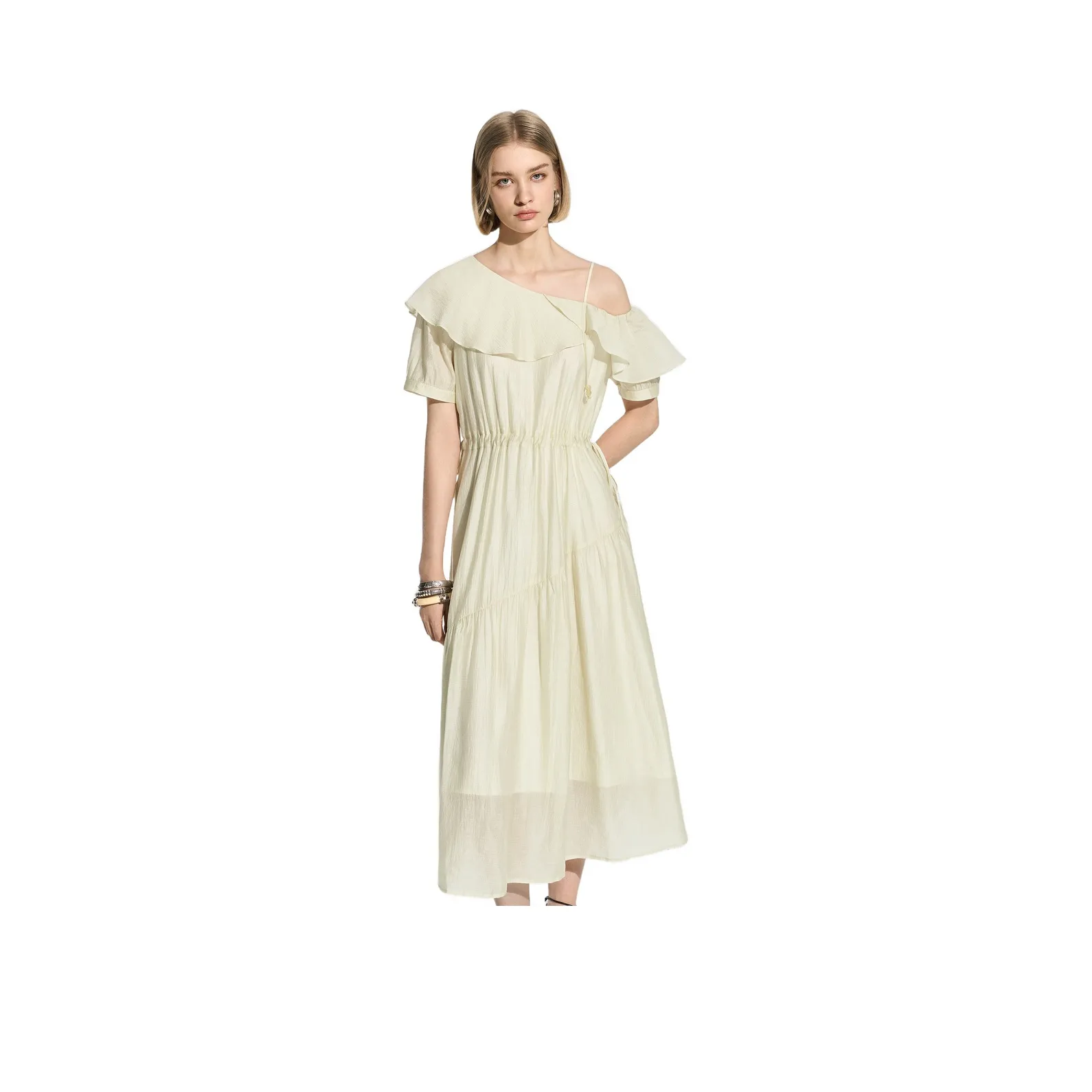 Bethine ['Pineapple' Calm And Unperturbed] Short Sleeved Dress Women's