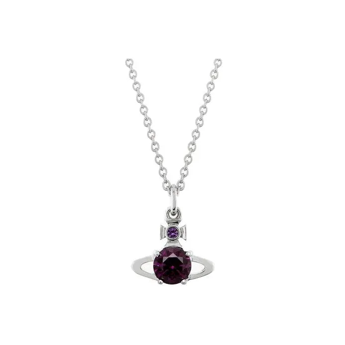 Vivienne Westwood Brass Necklaces Women's Purple/Silver