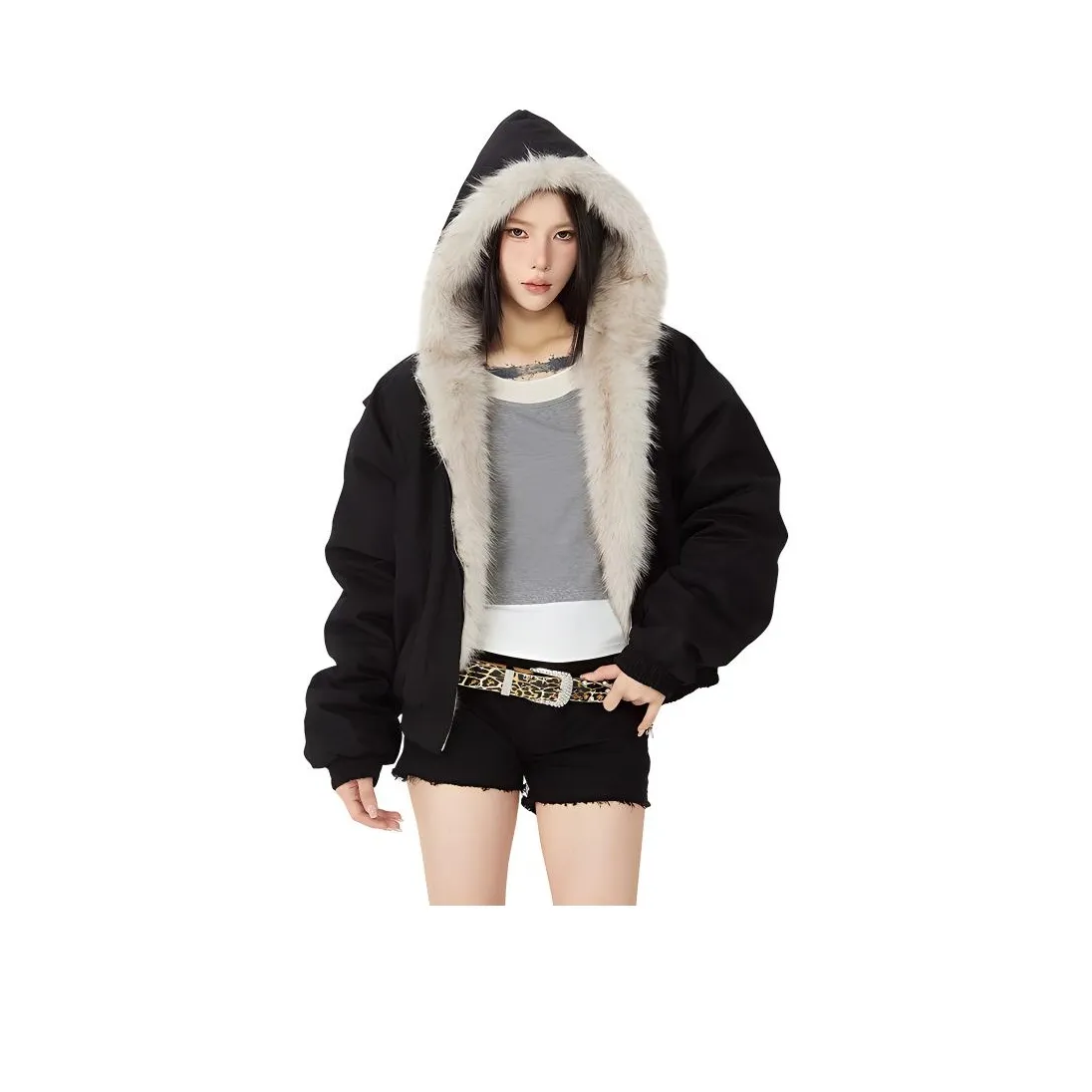 GUOZHEN Унисекс Объемные куртки (пуфы)