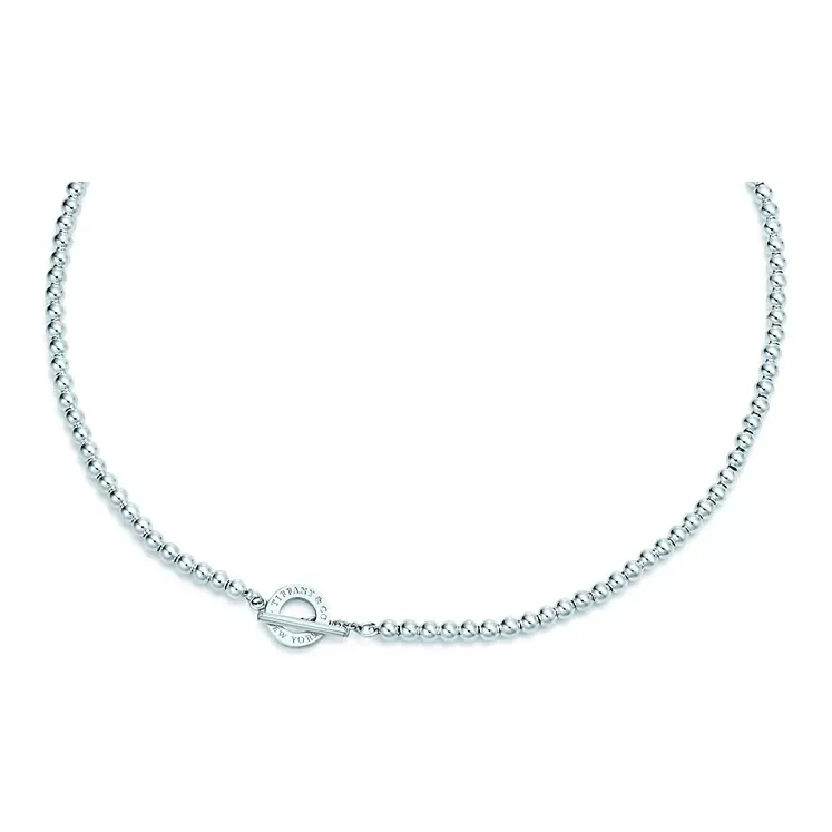 TIFFANY & CO. Sterling Silver Necklaces Women's Blue
