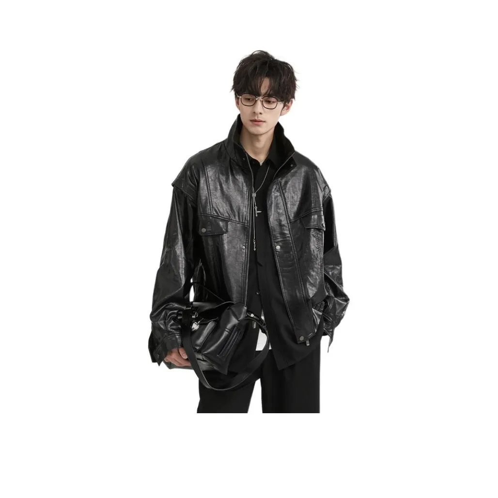 EARL JOEL Мужские кожаные куртки